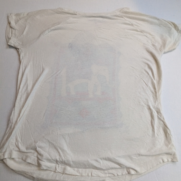 Lucky Brand Elephant Bohemian Style Off-White with Red & Blue Graphic Medium - Picture 5 of 5